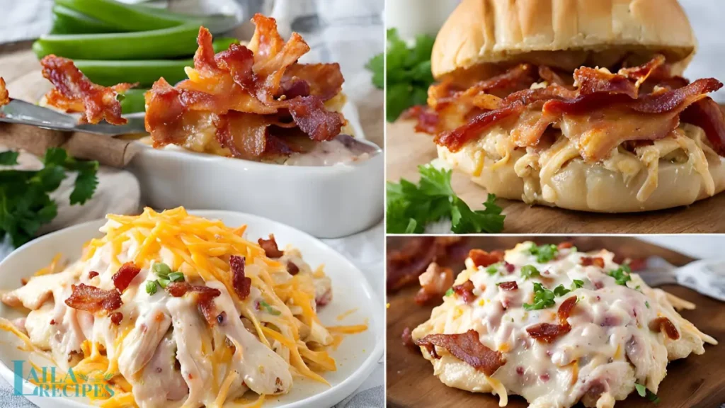 Crack chicken wrapped in lettuce.