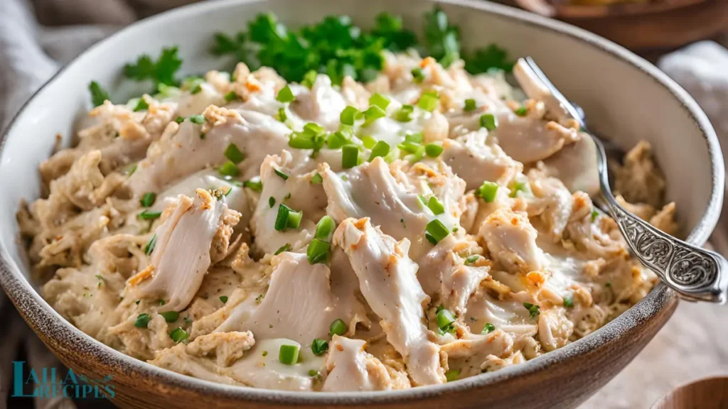 Finished recipe served in a bowl.
