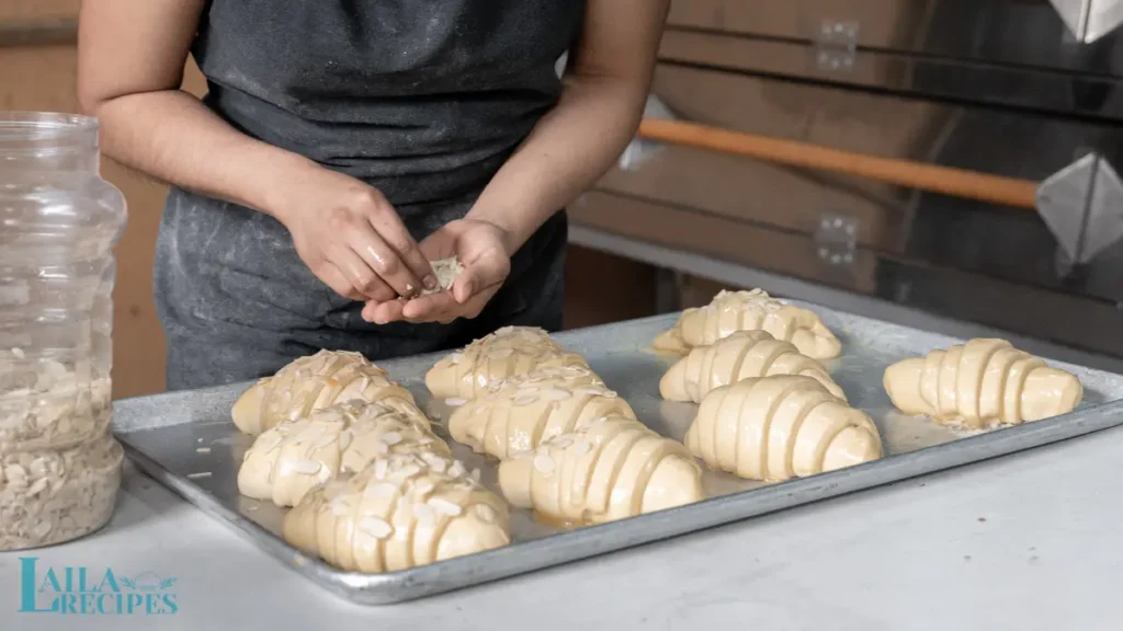 Freshly baked pastries resting on a wire rack to cool