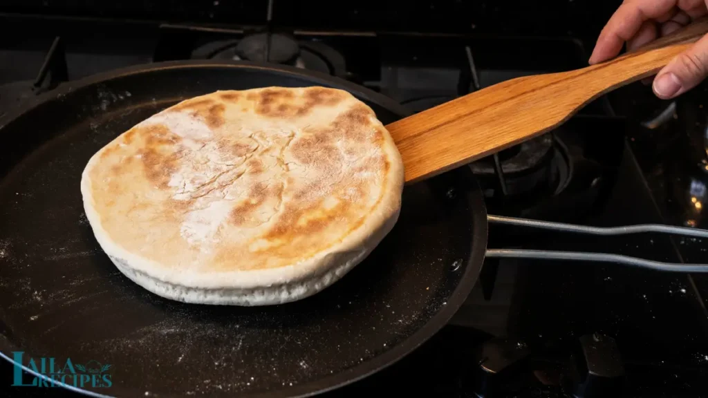 Traditional Turkish flatbread topped with sesame and nigella seeds.